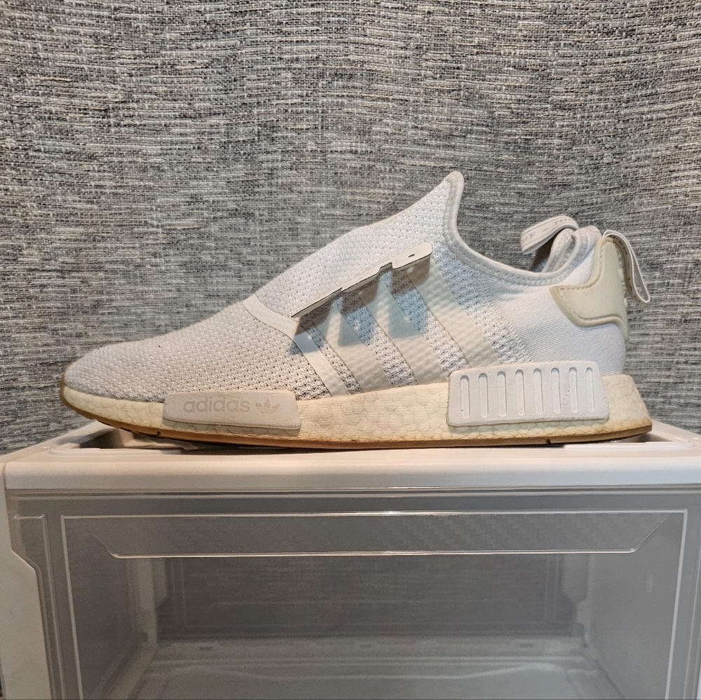 Adidas NMD R1 Triple white, size 12